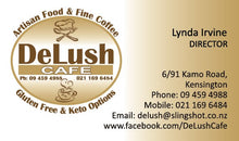 Load image into Gallery viewer, DeLush Cafe - Whangarei